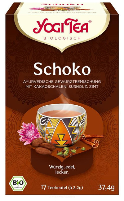 Produktfoto zu Schoko Tee 17 Teebeutel