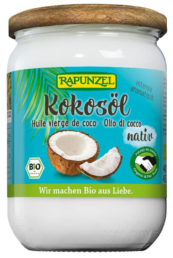 Produktfoto zu Rapunzel Kokosöl nativ 432 g