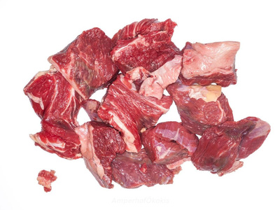 Produktfoto zu Rindergulasch ca.500g durchwachsen geschnitten