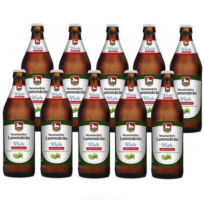 Produktfoto zu Neumarkter Weisse alkoholfrei 10x0,5 l