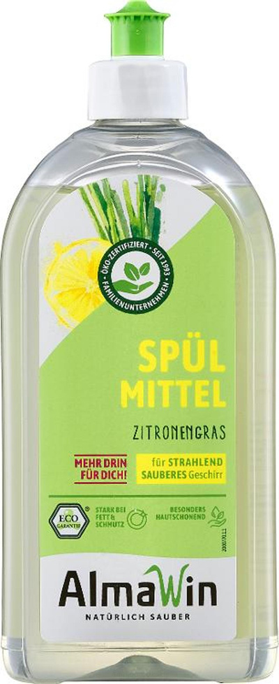 Produktfoto zu Spülmittel Zitronengras 500 ml