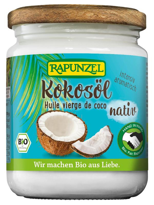 product photo for Rapunzel Kokosöl nativ 216 ml