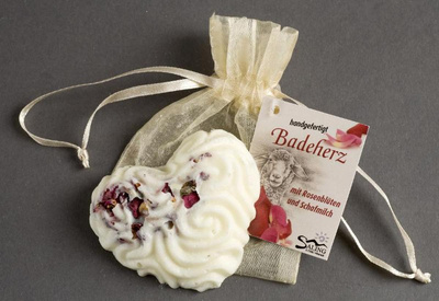 Produktfoto zu Badeherz Rose 35 g