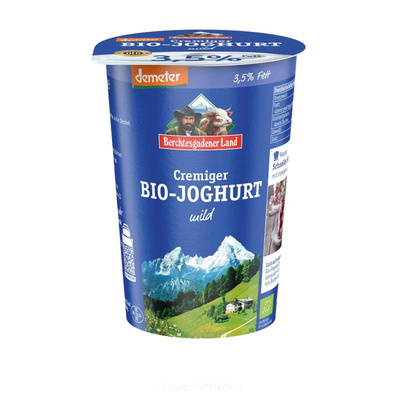 product photo for Cremiger Naturjoghurt 3,5% 500g