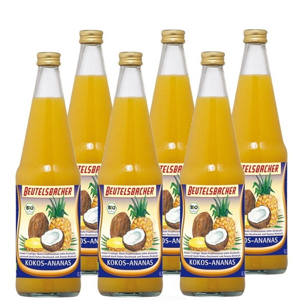 Produktfoto zu Kokos Ananas Saft 6x0,7 l
