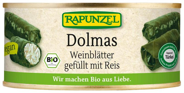 Produktfoto zu Dolmas Weinblätter gefüllt mit Reis 280 g