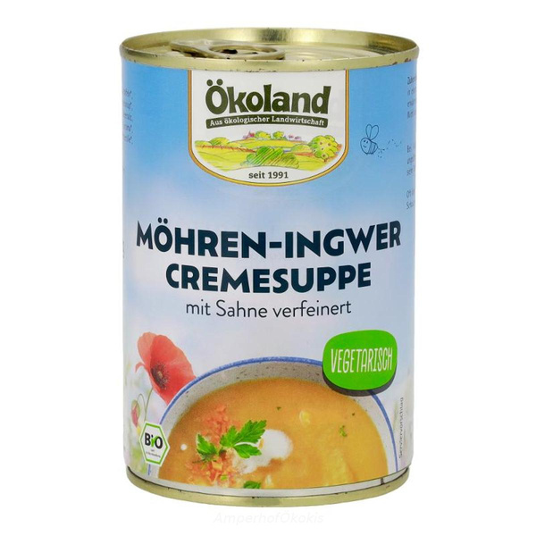 Produktfoto zu Möhren Ingwer Cremesuppe 400 g