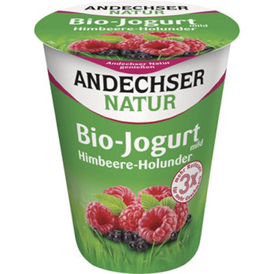 product photo for Joghurt mild Himbeere-Holunder 400g