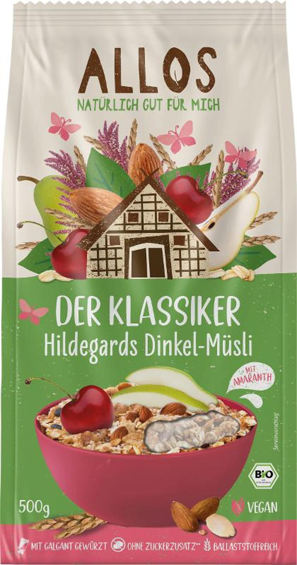 Produktfoto zu Hildegards Dinkel Müsli 500 g