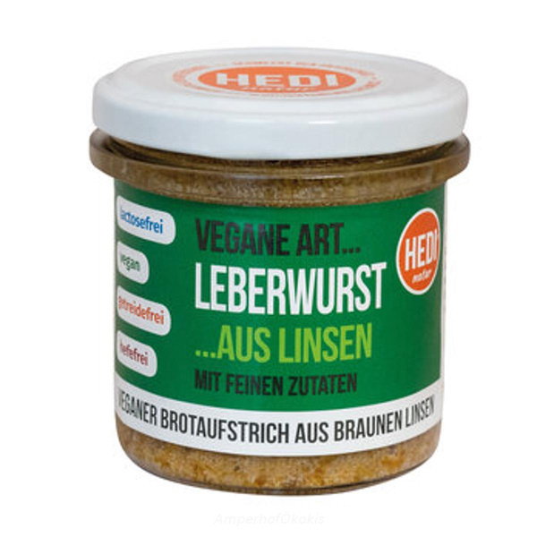 product photo for Leberwurst aus Linsen vegan 140 g