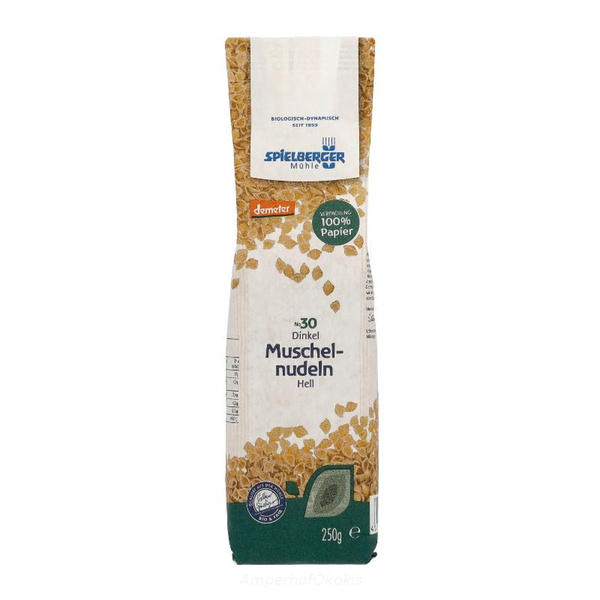 Produktfoto zu Dinkel Muschelnudeln 250 g