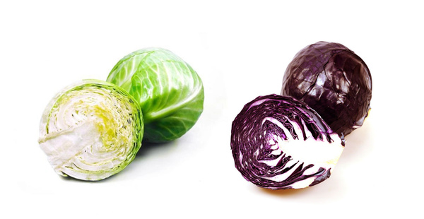 Kraut Blau und Weiß
