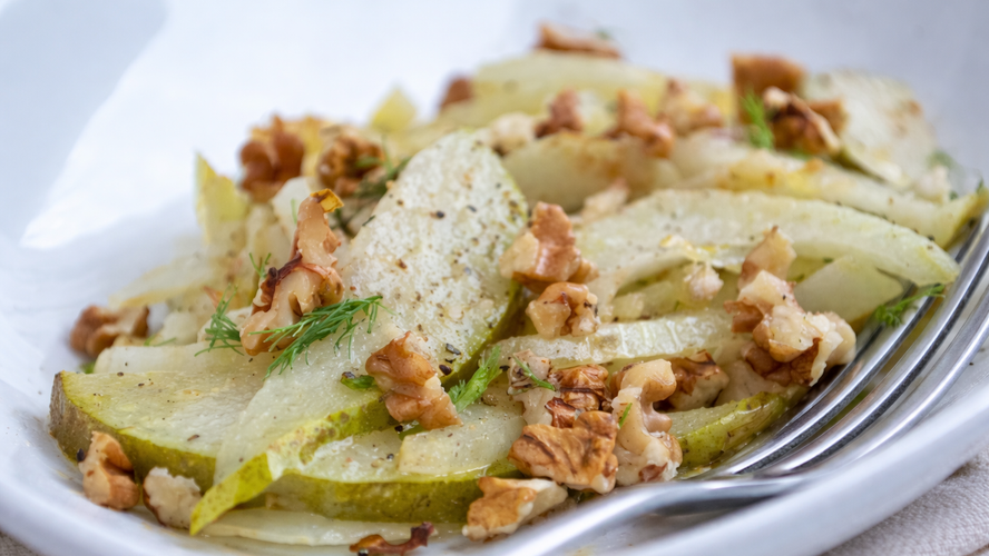 Rezeptbild für Fenchel-Birnen-Salat mit Walnüssen