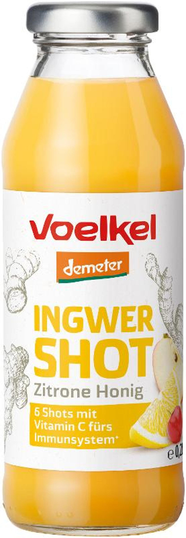 Produktfoto zu Shot Ingwer & Zitrone Honig 0,28 l