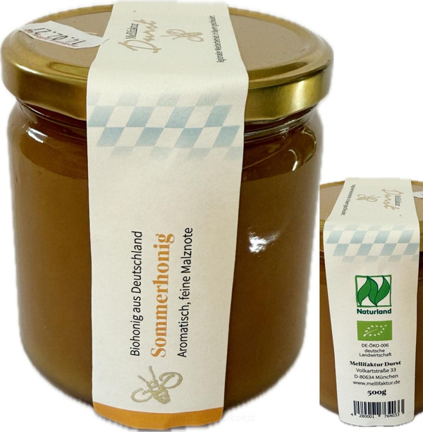 Produktfoto zu Durst Sommerhonig 500 g