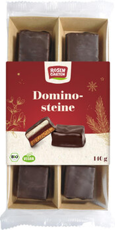 Produktfoto zu Dominosteine Zartbitter 140 g