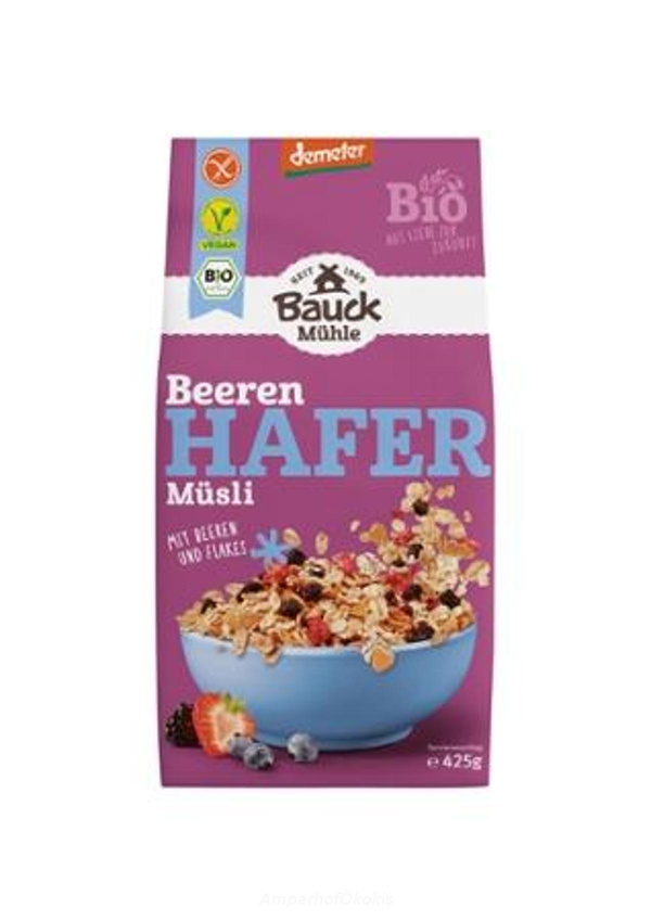 product photo for Beeren-Hafermüsli glutenfrei 425 g