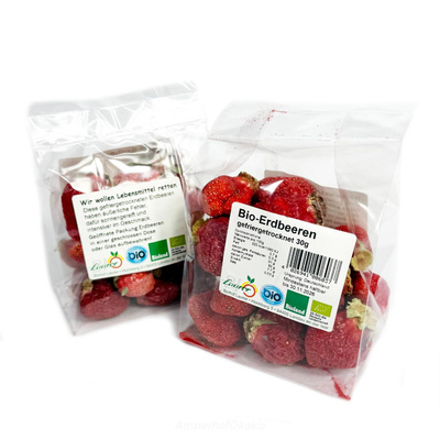Produktfoto zu Erdbeeren gerfriergetrocknet 30 g