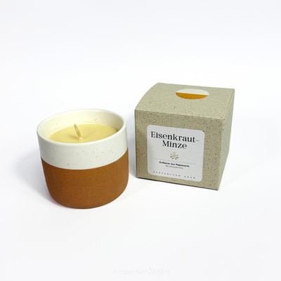 Produktfoto zu Duftkerze Eisenkraut Minze