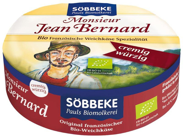 Produktfoto zu Weichkäse Monsieur Jean Bernard würzig 200g