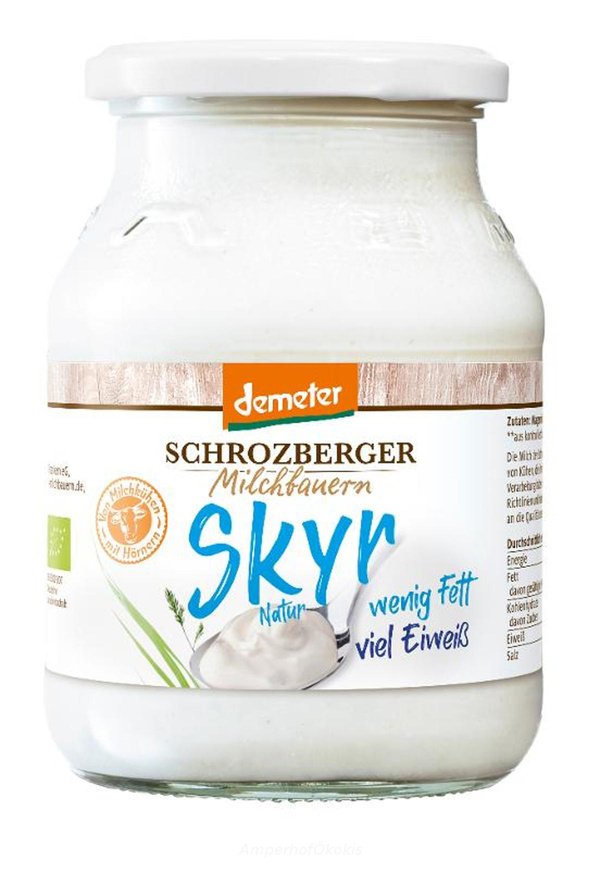 Produktfoto zu Skyr Natur Glas 500g