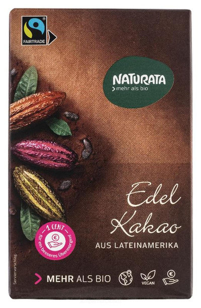 Produktfoto zu Kakao Edel schwach entölt 125 g