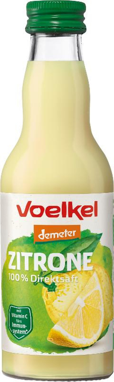 Produktfoto zu Zitronensaft 0,2 l