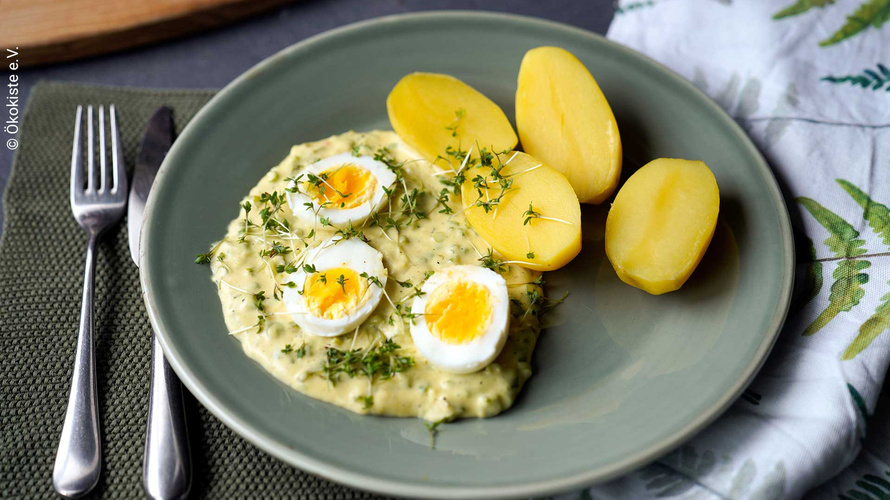 Rezeptbild für Eier in Senfsauce