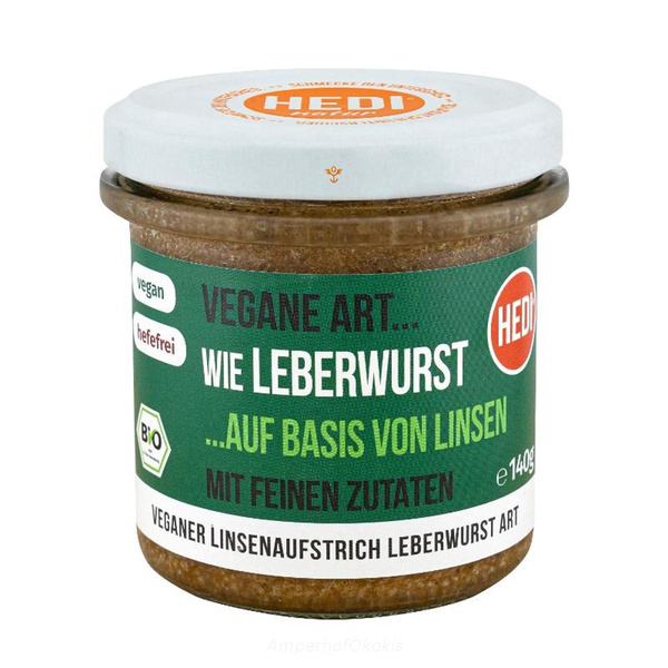 Produktfoto zu Leberwurst aus Linsen vegan 140 g
