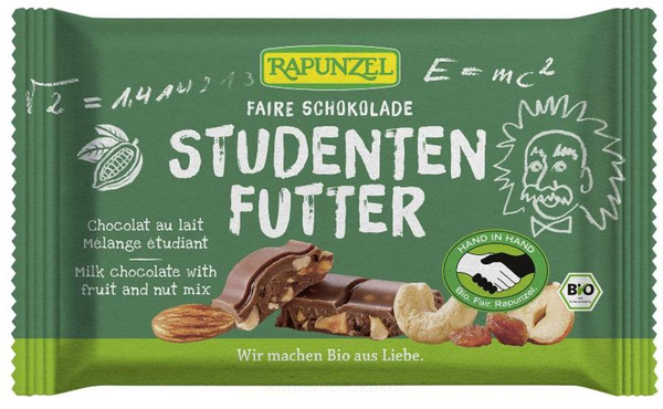 Produktfoto zu Rapunzel Schokolade Studentenfutter 100 g