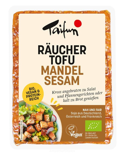 Produktfoto zu Tofuschnitte Mandel-Sesam 200g