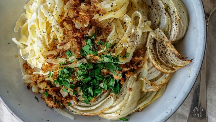 Rezeptbild für Fenchel-Zitronen-Pasta