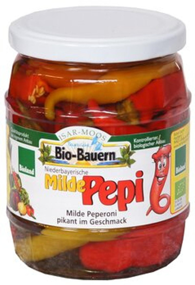 Produktfoto zu Peperoni mild im Glas 480 g