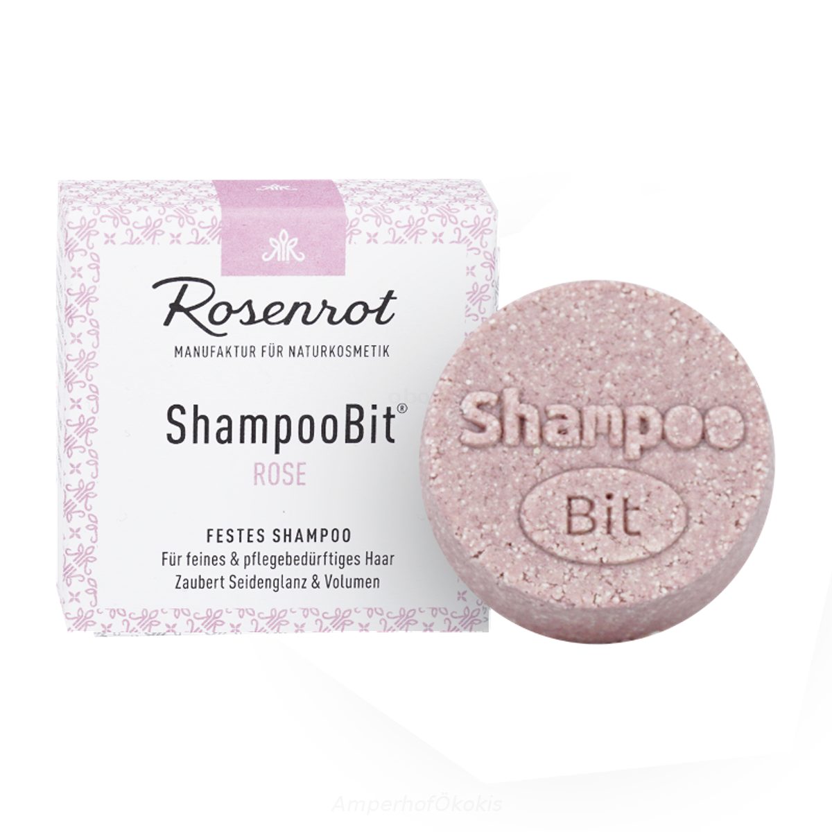 Festes Shampoo Rose 60 g