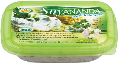 Produktfoto zu Frischkäse mit Kräuter-Knoblauch aus Sojamilch 140g