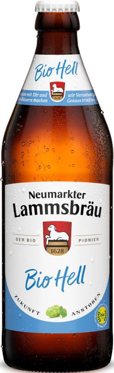 Produktfoto zu Neumarkter Bio Hell 0,5 l