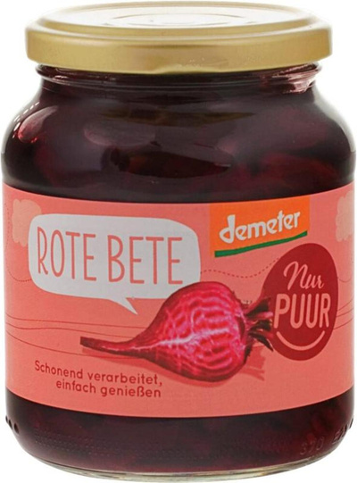 Produktfoto zu Rote Beete geschnitten 340 g