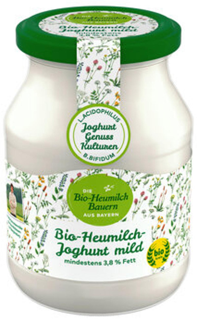product photo for Heumilch Joghurt 3,8% Fett Glas