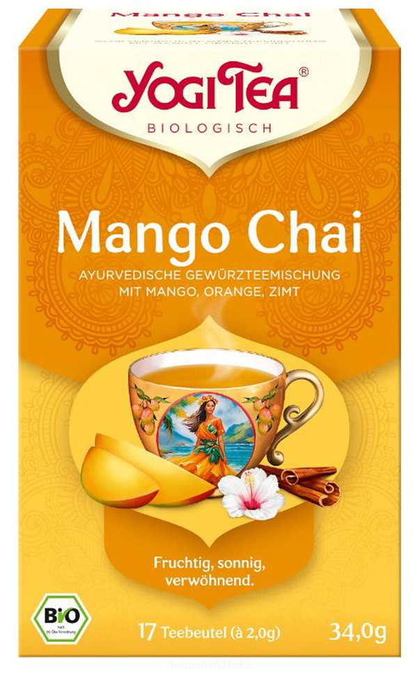 Produktfoto zu Mango Chai 17 Teebeutel