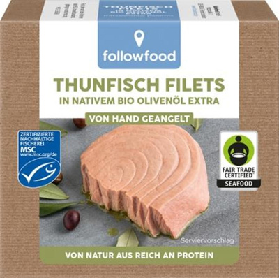 Produktfoto zu Thunfischfilets in Olivenöl 160 g