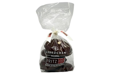 Produktfoto zu Lebkuchen Zartbitter-Mandel 4 Stück, 360 g