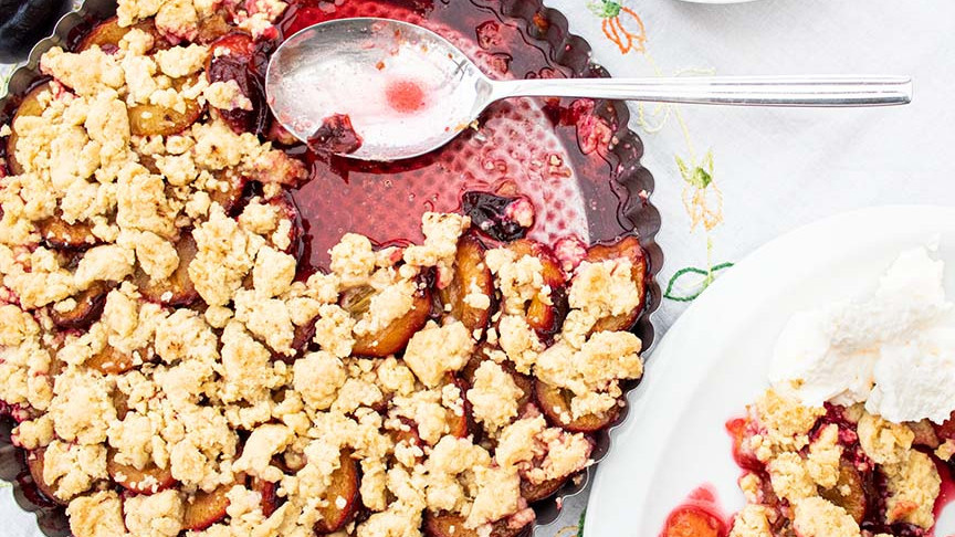 Rezeptbild für  Zwetschgen Crumble