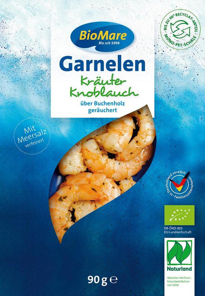 Produktfoto zu Garnelen mit Kräuter Knoblauch 90g