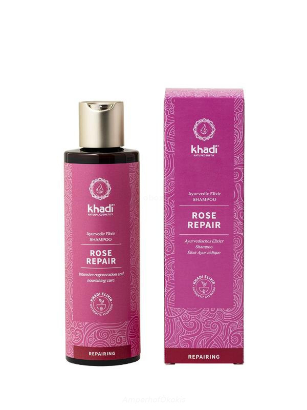 Produktfoto zu Khadi Shampoo Rose Repair 200 ml