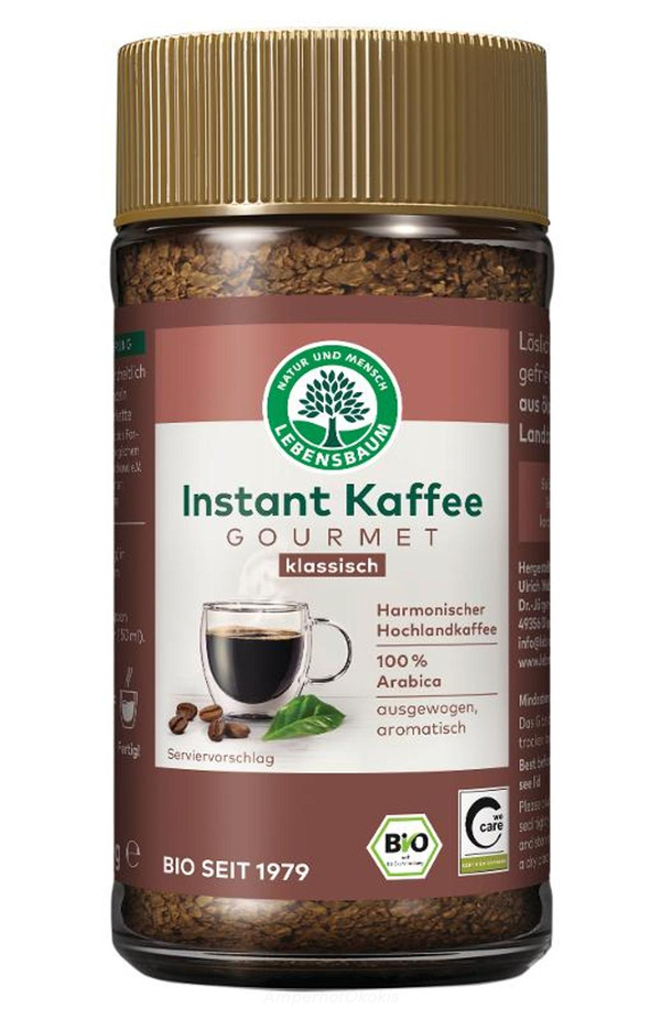 Produktfoto zu Gourmet Kaffee instant 100 g