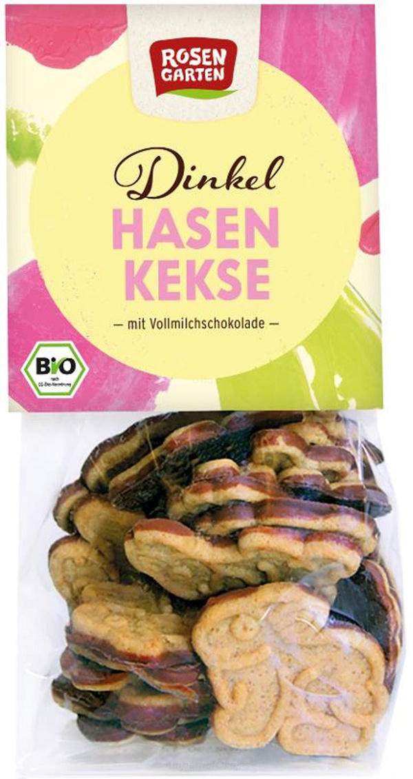 Produktfoto zu Dinkel Osterhasenkeks Vollmilch 150 g