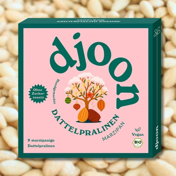 Produktfoto zu Dattelpralinen Marzipan 9 Stück
