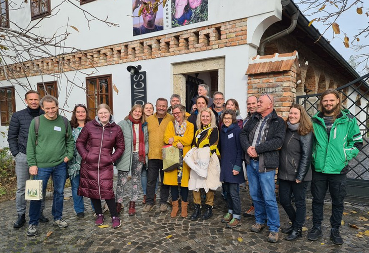 Die gesamte Reisegruppe beim Stekovics