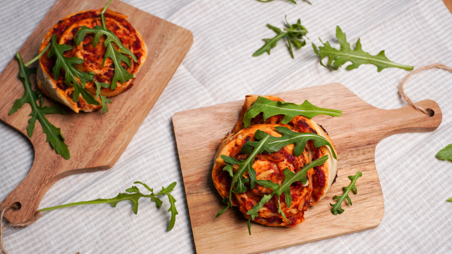 Rezeptbild für Vegane Pizzaschnecken