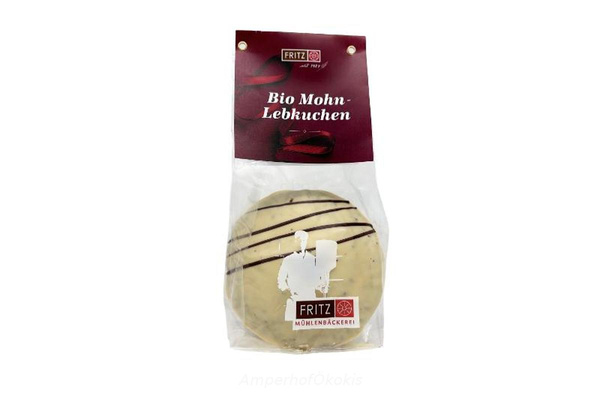 Produktfoto zu Mohnlebkuchen 2 Stück